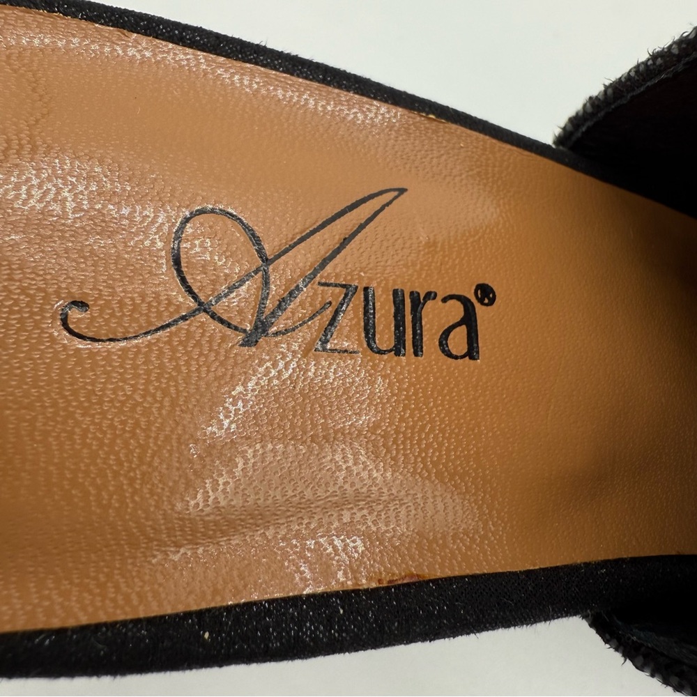 Azura by Spring Step Voljeti Black Heeled Sandals Size 41 / 9.5 - 10 - Picture 5 of 16